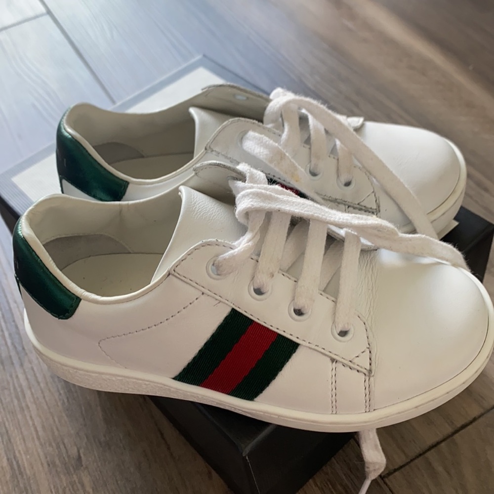 Gucci WHITE ace SNEAKERS TODDLER - Picture 3 of 3